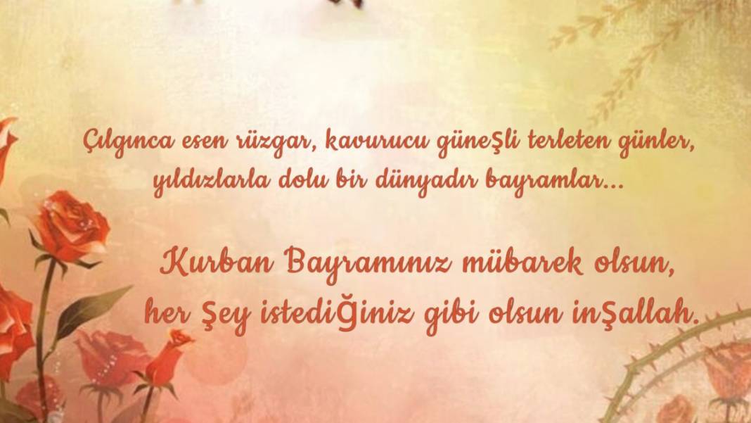 Hayırlı bayramlar! Yeni resimli Kurban Bayramı mesajları 20